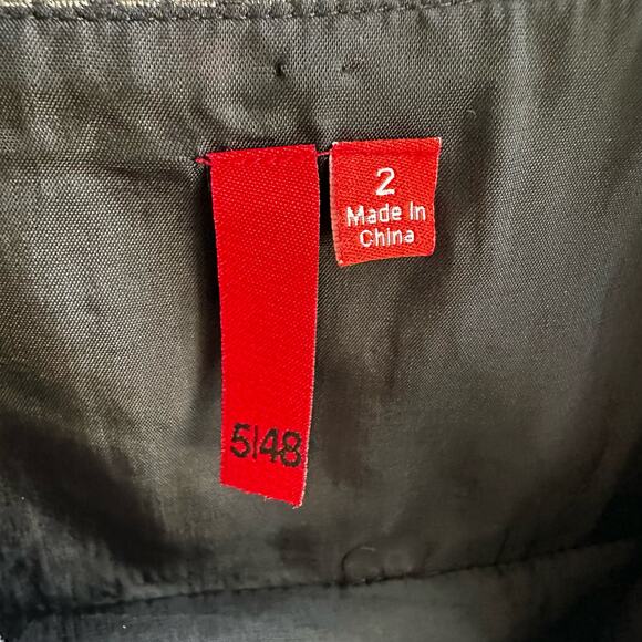 Saks Fifth Avenue 548 Metallic Silver Dress - Picture 7 of 8